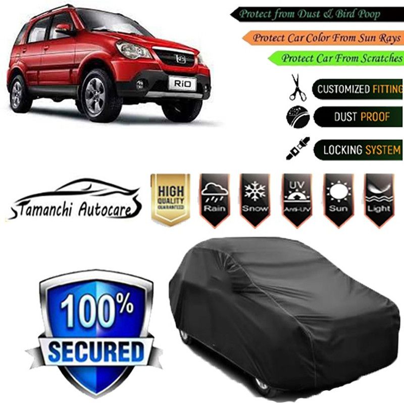 Tamanchi Autocare Car Cover For Premier Rio  (Black)