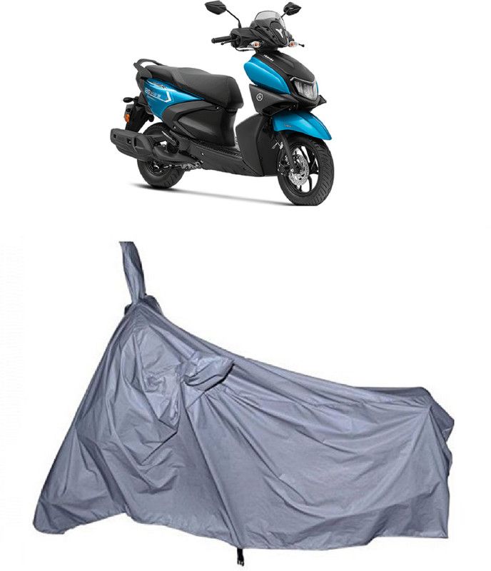 ABORDABLE Two Wheeler Cover for Yamaha  (RayZR 125, Silver)