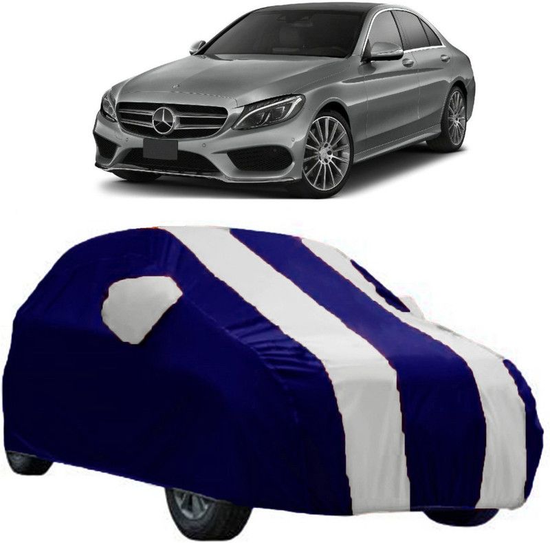 AutoKick Car Cover For Mercedes Benz S300 (With Mirror Pockets)  (White)