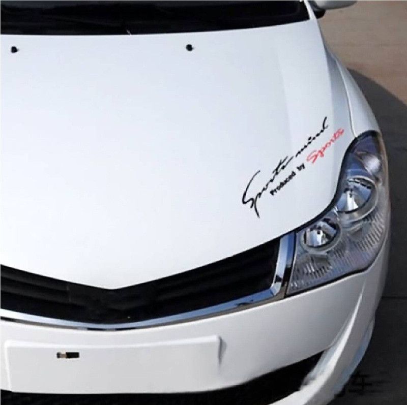 marvellous Sticker & Decal for Car  (Red, Black)
