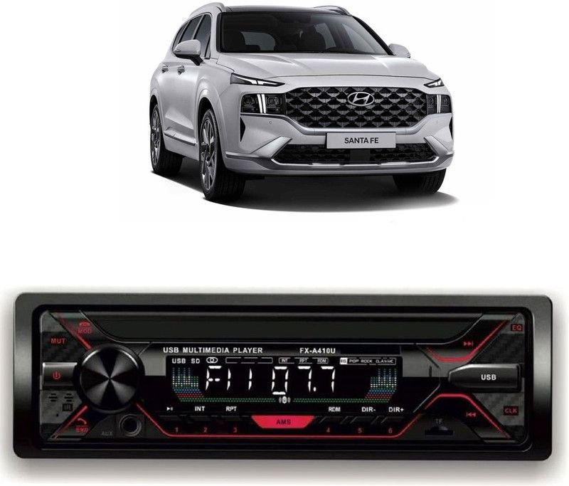 Purpleheart Car Stereo FX- A100U Car Stereo with Bluetooth, USB, SD Card , Aux P-193 Car Stereo  (Single Din)