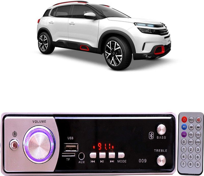 Genipap Silver009 BLUETOOTH/USB/SD/AUX/FM/MP3 Car Stereo ( Single Din) -97 Car Stereo  (Single Din)