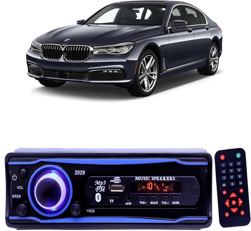 YUNEIK Blue 2029 USB/AUX/SD/BLUETOOTH/FM/MP3 BOOM MASTER STANDARD- Y 58 Car Stereo  (Single Din)