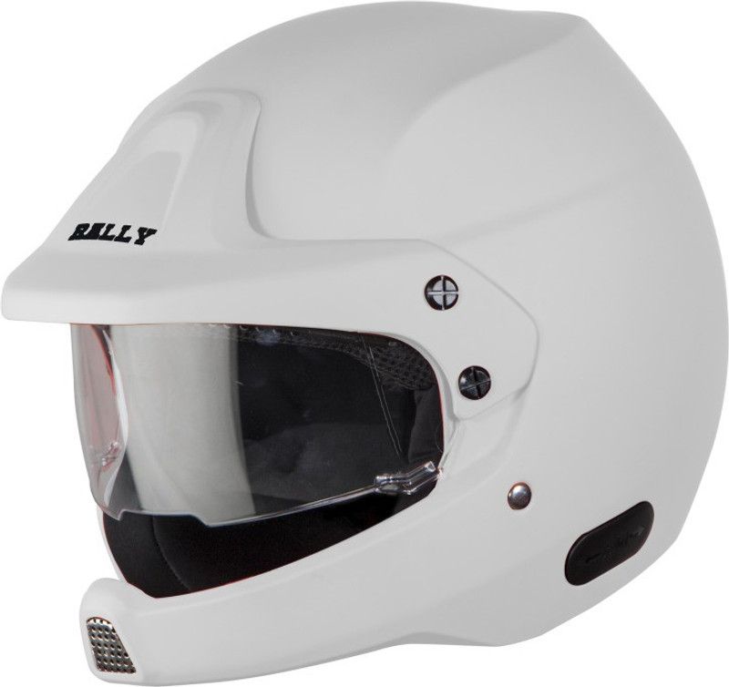 Steelbird B-51 7Wings Rlly Motorbike Helmet  (Matt White)