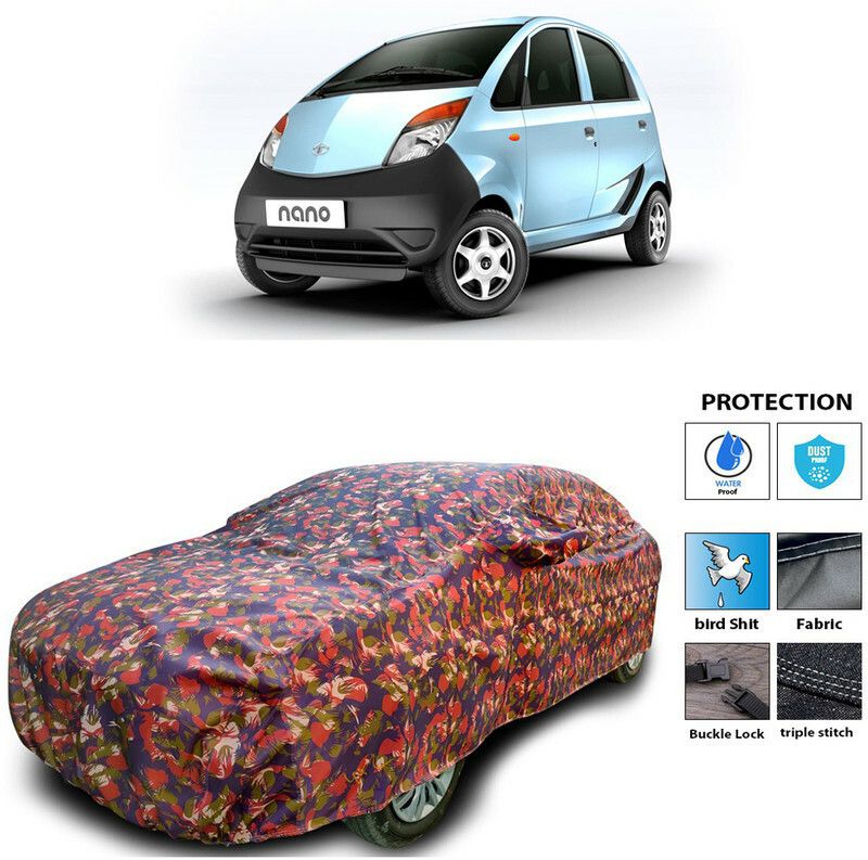 Ascension Car Cover For Tata Nano (With Mirror Pockets)  (Multicolor)