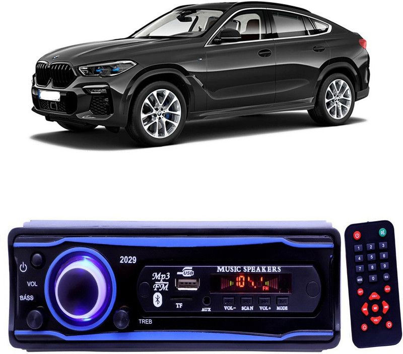 Genipap Blue 2029 USB/AUX/SD/BLUETOOTH/FM/MP3 BOOM MASTER STANDARD- G 77 Car Stereo  (Single Din)