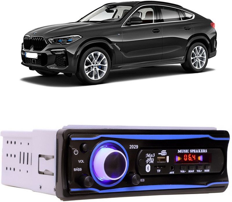 Bluedrum Blue Stereo-999 BLUETOOTH/USB/SD/AUX/FM/MP3 (BLUE & Black)-77 Car Stereo  (Single Din)