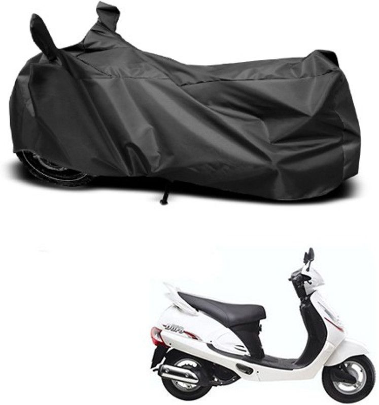 THE REAL ARV Waterproof Two Wheeler Cover for Mahindra  (Rodeo, Black)