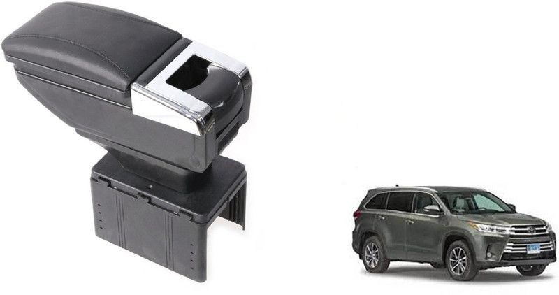 Auto Oprema Centre Car Armrest Black Color Aar-147 Car Armrest  (Toyota, Outlander)