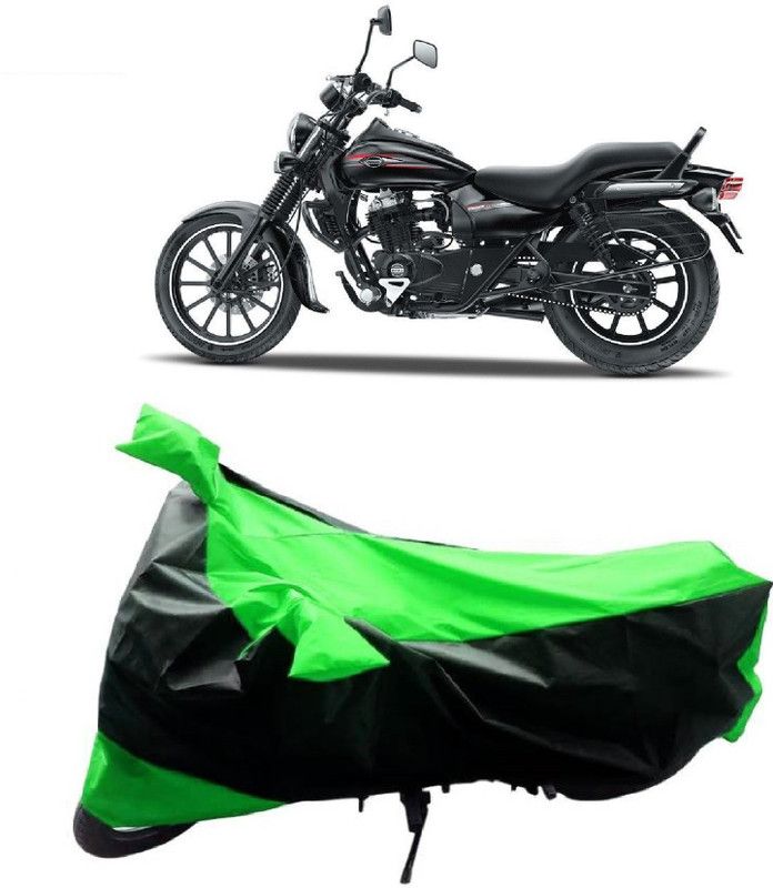 MoTRoX Two Wheeler Cover for Bajaj  (Avenger 150 Street, Green, Black)