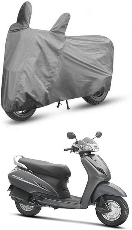 Human Plus Two Wheeler Cover for Honda  (Activa 3G, Grey)