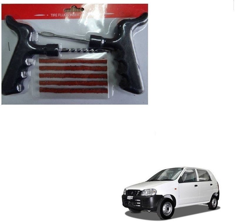 AuTO ADDiCT Car Tool Safety With 5 Strip Tubeless Tyre Puncture Repair Kit For Maruti Suzuki Alto Tubeless Tyre Puncture Repair Kit