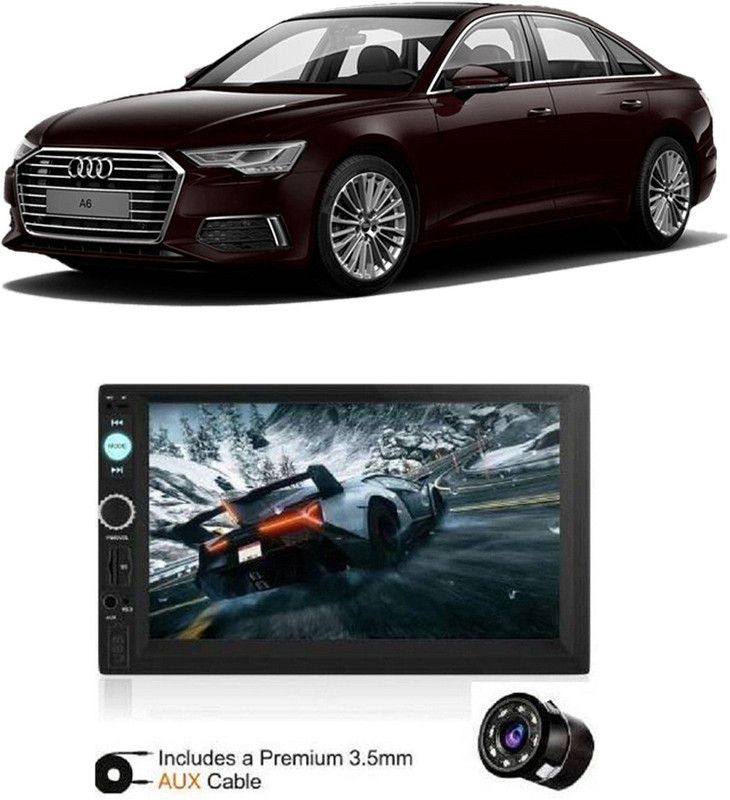 Dvis 7Inch HD DoubleDin TouchScreen with Rear View Camera Support With Camera D-847 Car Stereo  (Double Din)