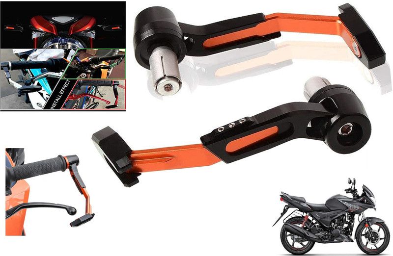 Generox Motorcycle Handlebar Grips Protective Guard For Ignitor Bike Crash Guard  (Hero)