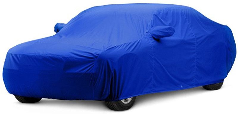 ROSARIO- Carmate Car Cover For Volkswagen Vento (With Mirror Pockets)  (Blue)