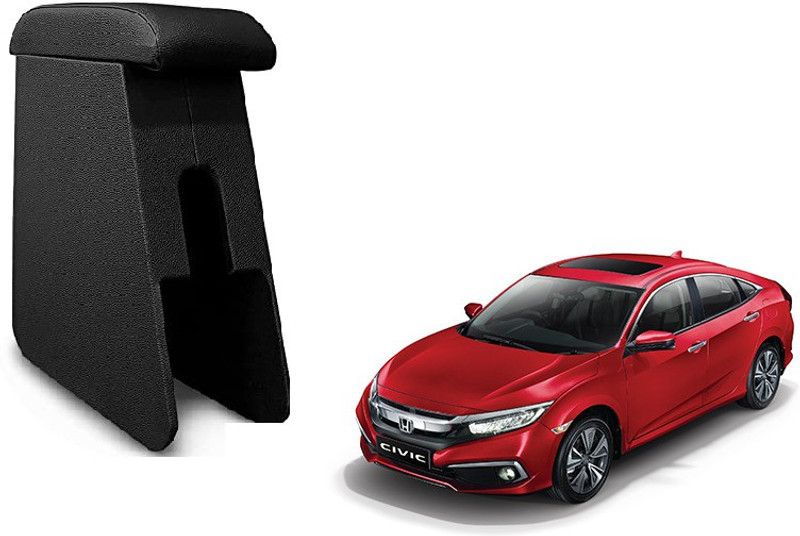 AUTOSHYAM Custom fit Wooden Console for Honda Civic All Model Black Color Car Armrest  (Honda, Civic 1.8S ivtec)