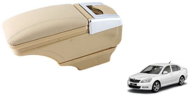 Auto Oprema Centre Car Armrest Beige Color Aar-171 Car Armrest  (Skoda, Laura)