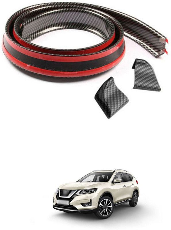 PROEDITION Rear Strip Splitter Spoiler Side Skirt Rubber Carbon FiberFor X-Trail Matte, Glossy Nissan X-Trail Rear Garnish