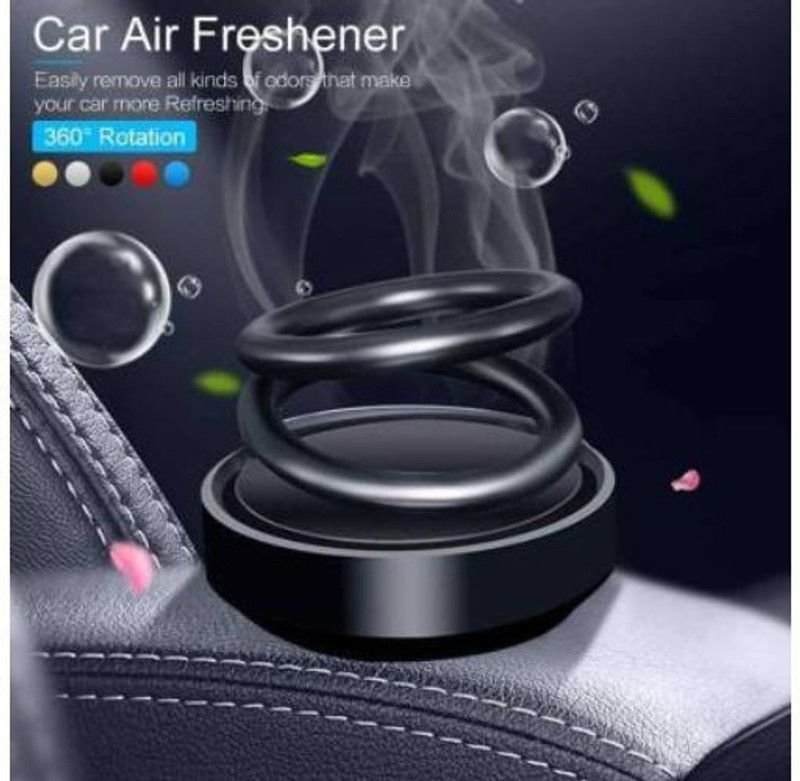 Pepino Black Air Freshener Diffuser good decoration for your car 360 Degree rotation, Solar rotation Air Purifier  (Pack of 1)
