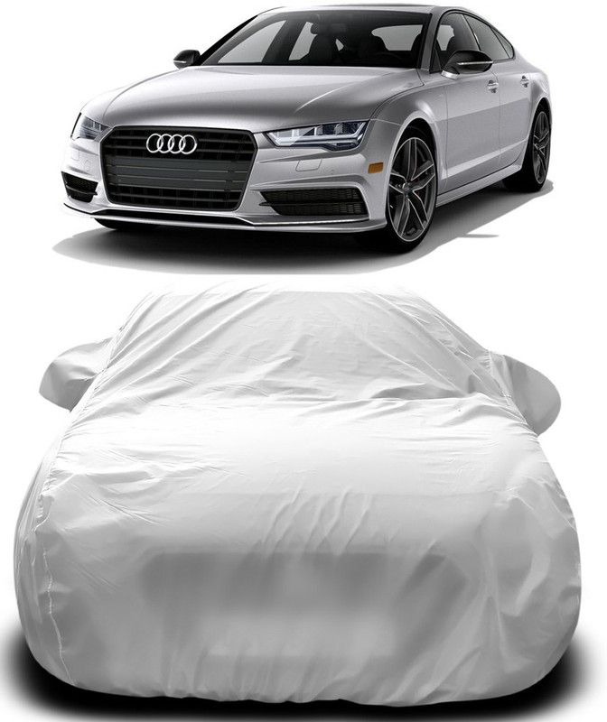 AutoBurn Car Cover For Audi A7 (With Mirror Pockets)  (Silver)