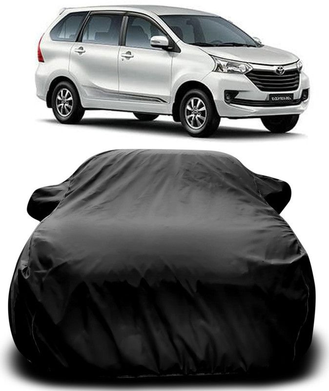 Genipap Car Cover For Toyota Avanza (With Mirror Pockets)  (Black)