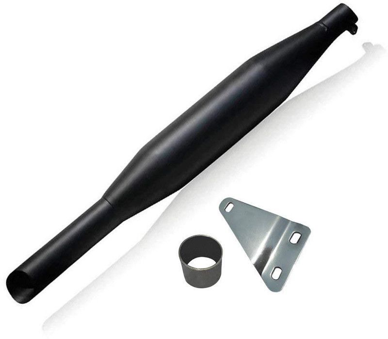 Supremechoice Red Rooster / Redrooster Glasswool Exhaust silencer Royal Enfield Classic 500 Full Exhaust System  (Mild Steel)