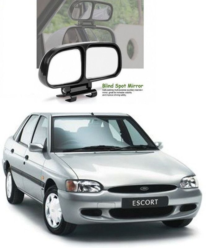 PRTEK Manual Remote Blind Spot Mirror For Ford Escort  (Center)