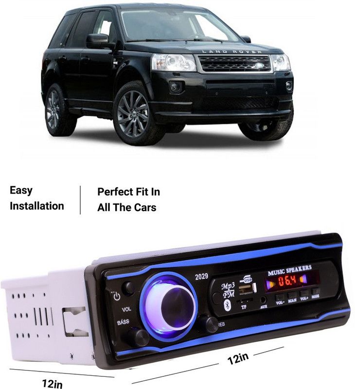 EverLand Blue Stereo-999 BLUETOOTH/USB/SD/AUX/FM/MP3 (BLUE & Black)-0-247 Car Stereo  (Single Din)