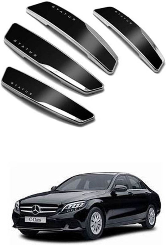 APICAL Plastic Car Door Guard  (Black, Pack of 4, Mercedes Benz, C-Class)