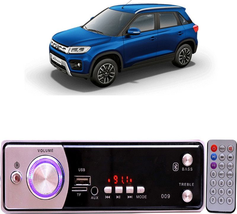 YUNEIK Silver009 BLUETOOTH/USB/SD/AUX/FM/MP3 Car Stereo ( Single Din) Y-334 Car Stereo  (Single Din)