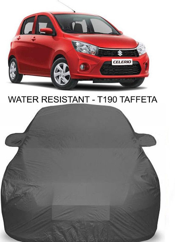 AutoBurn Car Cover For Maruti Suzuki Celerio (With Mirror Pockets)  (Grey)