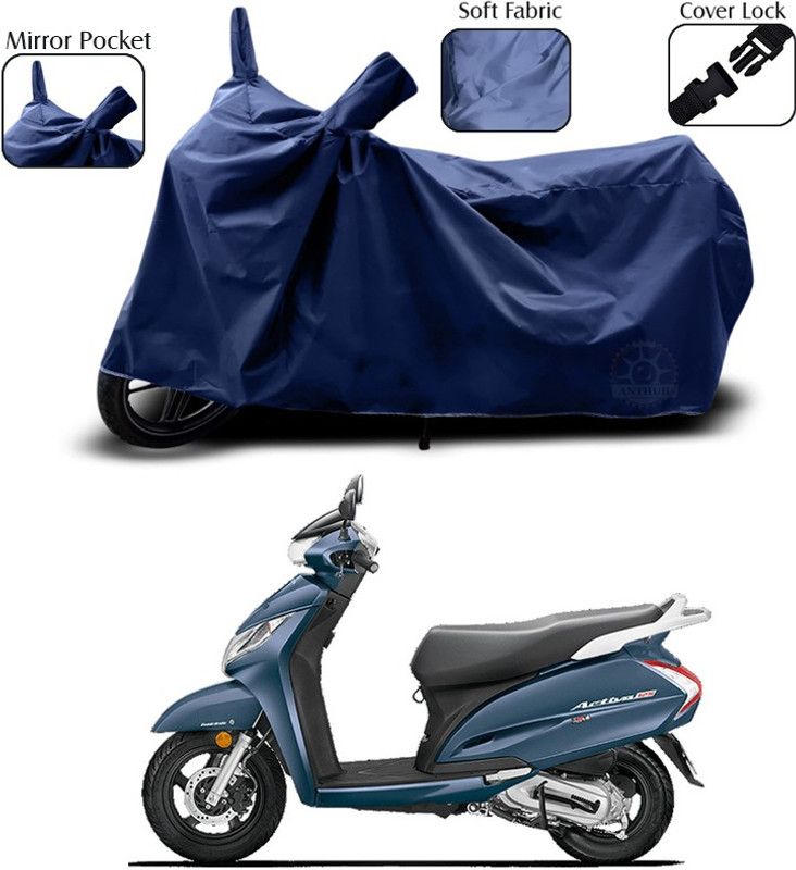 SEBOMGO Two Wheeler Cover for Honda  (Activa 125, Blue)