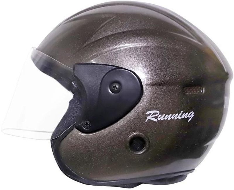 MonteX-1 Open Face ( Black) Motorbike Helmet  (Black)