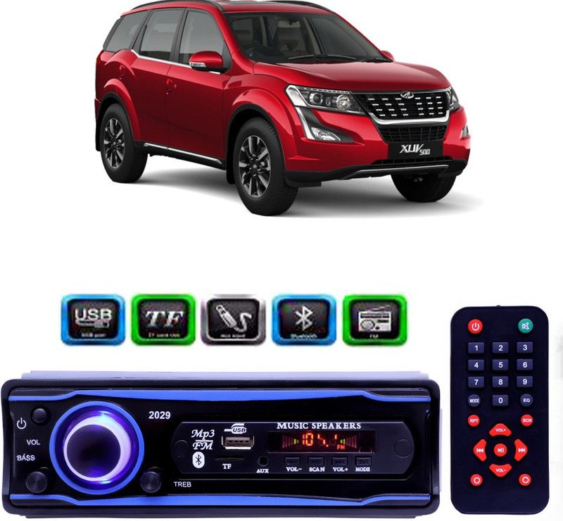 Genipap STEREO-999 BLUETOOTH/USB/SD/AUX/FM/MP3 (BLUE & Black)-288 Car Stereo  (Single Din)