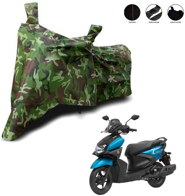 Aamaya Store Two Wheeler Cover for Yamaha  (Fascino 125, Green)