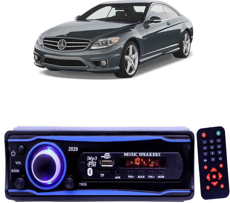 Purpleheart Blue 2029 USB/AUX/SD/BLUETOOTH/FM/MP3 BOOM MASTER STANDARD- P375 Car Stereo  (Single Din)
