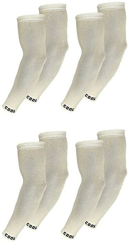 Mausam Collection Cotton Arm Sleeve For Men & Women  (L, Grey)