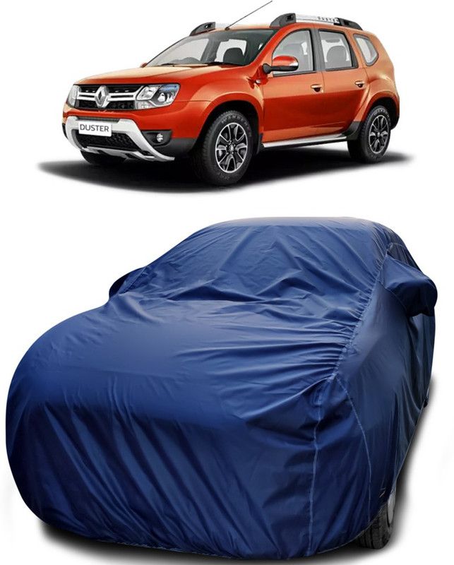 Genipap Car Cover For Renault Duster (With Mirror Pockets)  (Blue)