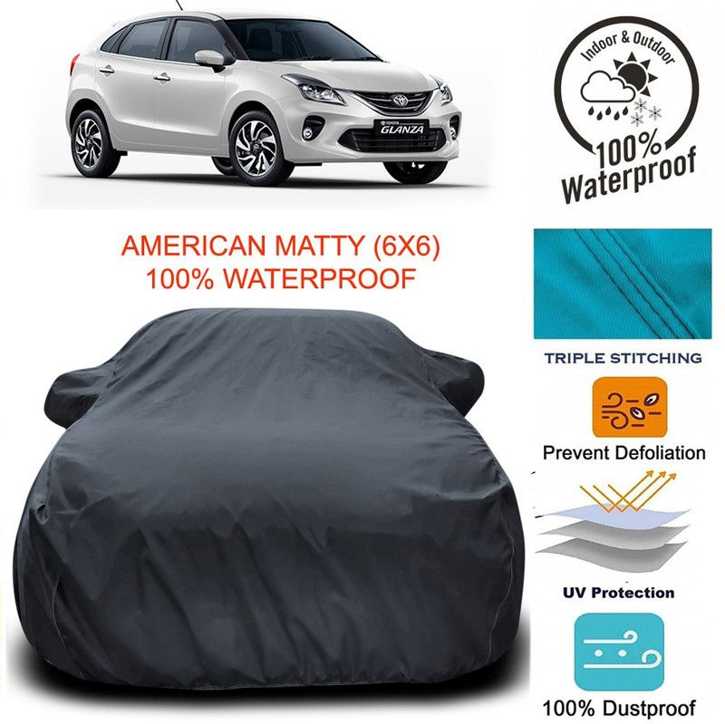 ENTIRELY ELITE Car Cover For Toyota Glanza  (Grey)