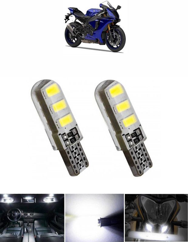 Vagary HIGH QUALITY SILICON FINISH WATERPROOF PARKING/REVERSING/BACK UP LIGHT-087 Back Up Lamp Motorbike LED for Yamaha (12 V, 8 W)  (YZF-R1, Pack of 2)