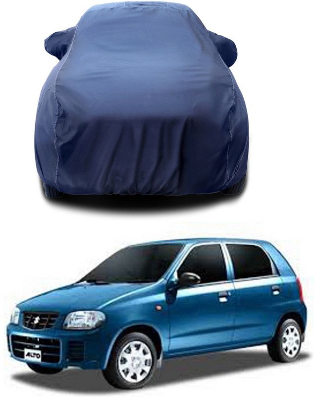 COVER MART Car Cover For Maruti Suzuki Alto 800 LXI Petrol (With Mirror Pockets)  (Blue)