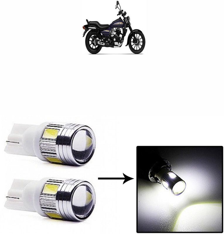 Vagary SOLID STRUCTUTE,STANDARD BASE SUPER BRIGHT PARKING/LICENSE PLATE LIGHT-03 Back Up Lamp Motorbike LED for Bajaj (12 V, 18 W)  (Avenger Street 150, Pack of 2)