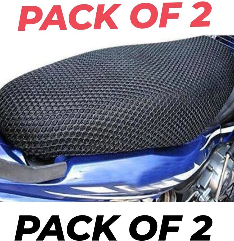 RIYANSHI (PACK OF 2) Free Size 3D Scooty/Scooter Seat Cover Single Bike Seat Cover For Hero, TVS, Suzuki, Yamaha Activa 6G, Activa 5G, Activa 4G, Activa 3G, Activa 125, Burgman, Grazia, Vespa, Jupiter, Maestro
