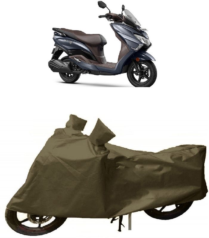 SHIVRAT Two Wheeler Cover for Suzuki  (Burgman Street, Green)