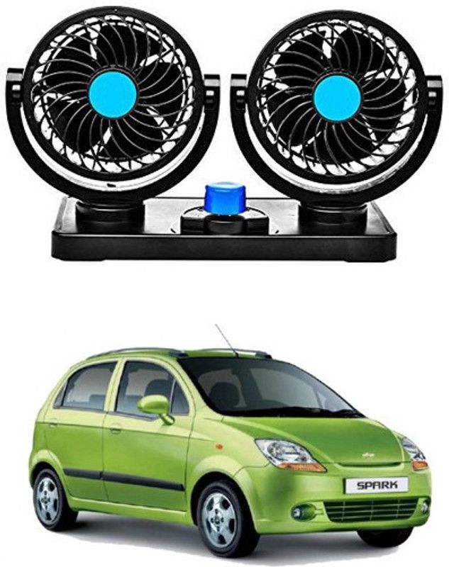 RKPSP 360 Degree Car Fan - 12V,Dual Head Fans,Car dashboard fan For Spark Car Interior Fan  (12 V)