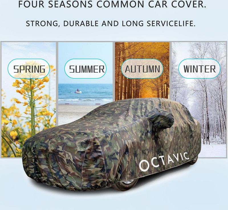 APNEK Car Cover For Hyundai Xcent (With Mirror Pockets)  (Green)