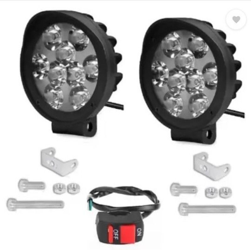 laxam LED Fog Lamp Unit for Bajaj, Hero, Honda, TVS, Suzuki 1 Series, 2 Series