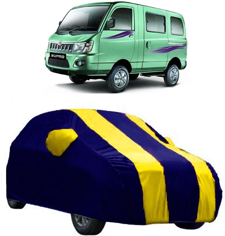 AutoKick Car Cover For Mahindra Supro (With Mirror Pockets)  (Yellow)