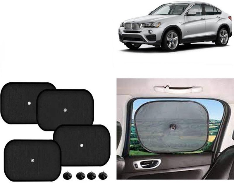 FINCOSTA Side Window Sun Shade For BMW X4  (Black)