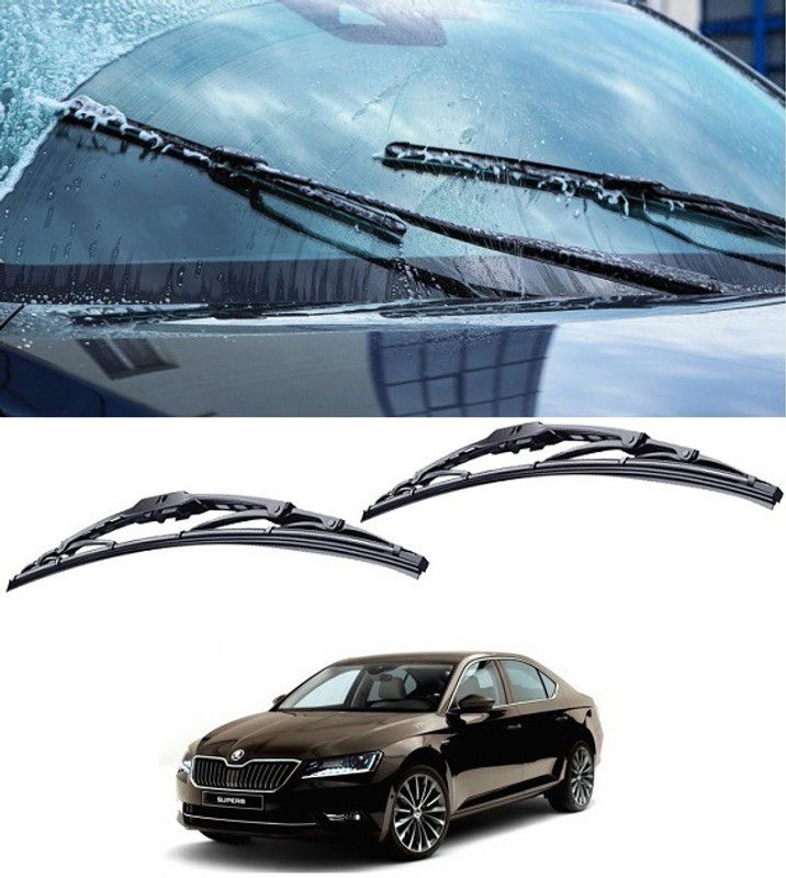 Trigcars Windshield Wiper For Skoda Superb  (12 cm, Pack of: 2)